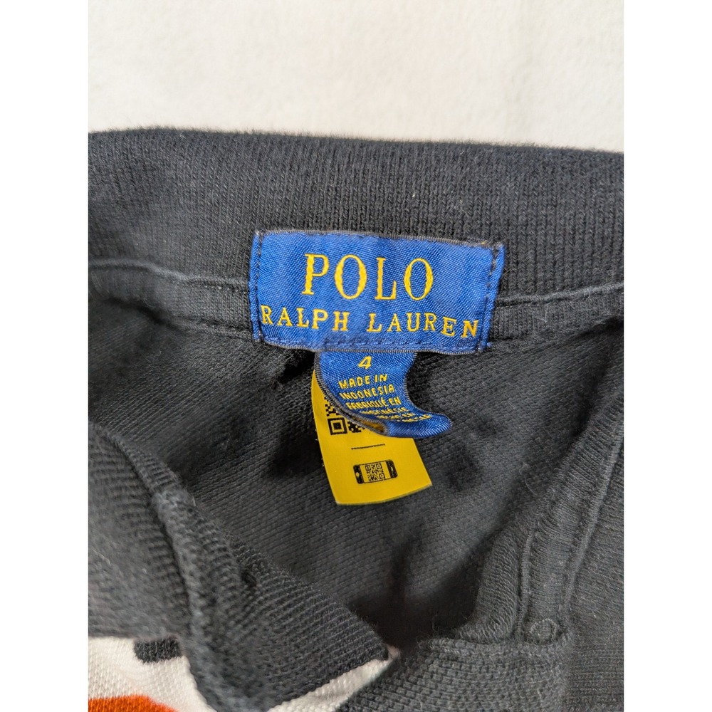 Set of 2 Polo Ralph Lauren Striped Kids Polo Shirts‎ Size 4 - Picture 7 of 7